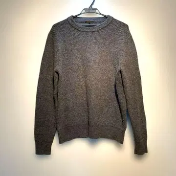 m.f.editorial 그레이 크루넥 니트