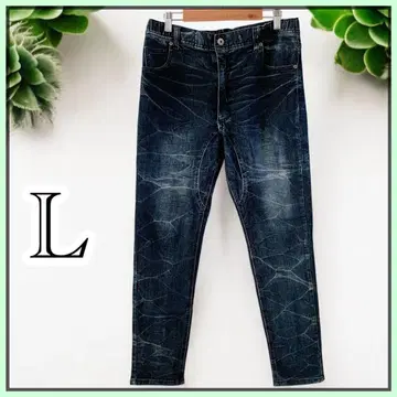 남성용 스트레치 데님 청바지 워시 올 시즌 L