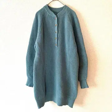 저널 스탠다드 리룸 폭스 울 2way 풀오버 블루