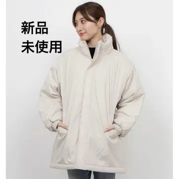 미사용 택 포함 충전솜 코트 몬스터 코트 TIGORA 발수 아이보리