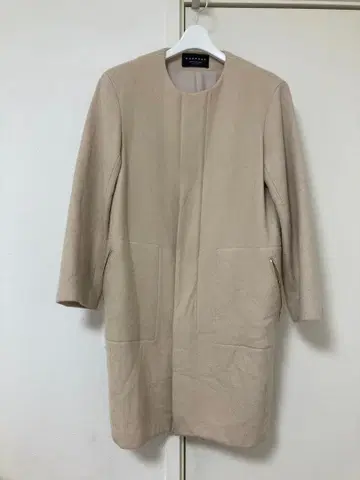 MACPHEE 베이지 롱 코트