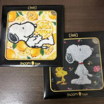 FEILER 스누피 타운 타월 손수건 새상품 미사용 미개봉