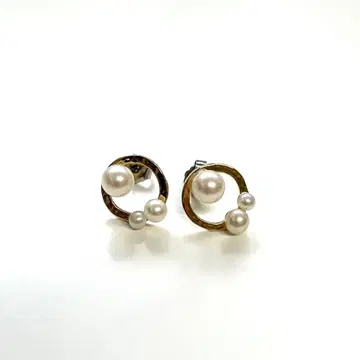 컨디션 최상! 북유럽 생활 잡화점 담수 진주 귀걸이 액세서리