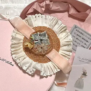 인기 작가님 인형 모자 앤티크 미니어처