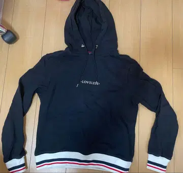 LOVELESS 블랙 후드티 사이즈 34