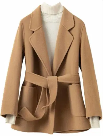 벨트 부착 체스터 코트