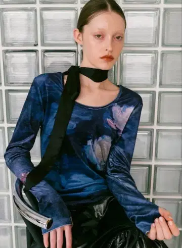 Velour Art Print Top