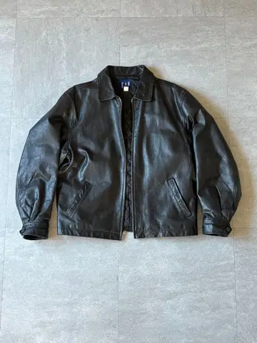 블랙 가죽 자켓 캐주얼