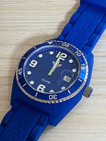 아디다스 손목시계 블루