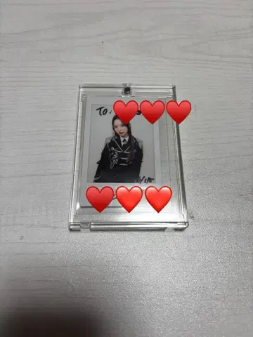 NiziU 마야 친필 사인 폴라로이드