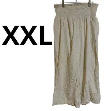 아이보리 플레어 팬츠 허리밴딩 와이드 팬츠