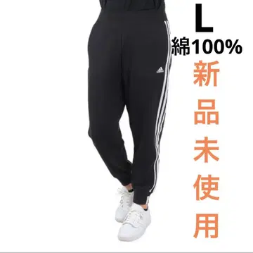 adidas 블랙 작은 키, 맨투맨, 팬츠, 코튼, 9부, 여성용