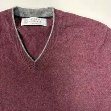 B급 미사용 새상품 브루넬로 캐시미어 니트 44