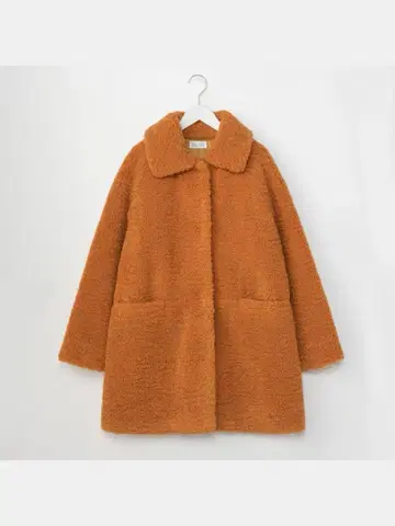 PLST 오렌지 보아 자켓