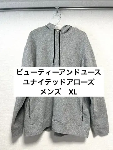 유나이티드 애로우즈 남성용 그레이 후드티