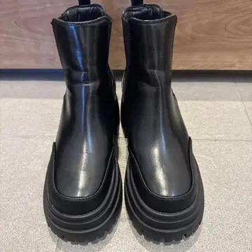 시마무라 통굽 NOOOON 부츠 L 블랙 블랙 addCOLOR