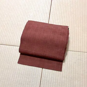 엇갈린 줄무늬 직조 심플  팔촌 나고야 오비(약 24cm)