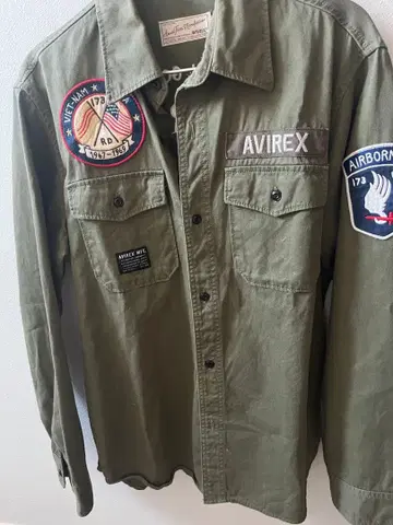 AVIREX 밀리터리 자켓 카키
