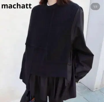 machatt 마차트 플레어 도킹 셔츠 니트