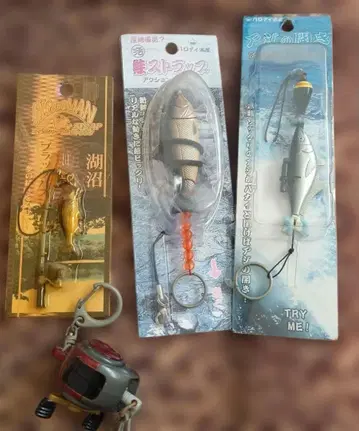 패러디 수산 액션 스트랩 연어&전갱이 널빤지 외 스트랩 세트