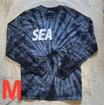 WIND AND SEA 타이다이 패턴 롱 슬리브 T셔츠 롱티 M