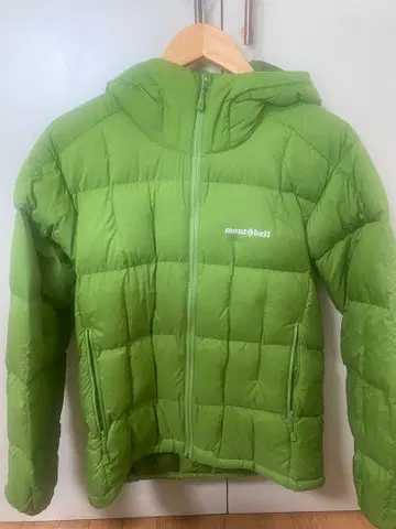 mont-bell 네쥬 다운 후드티 그린