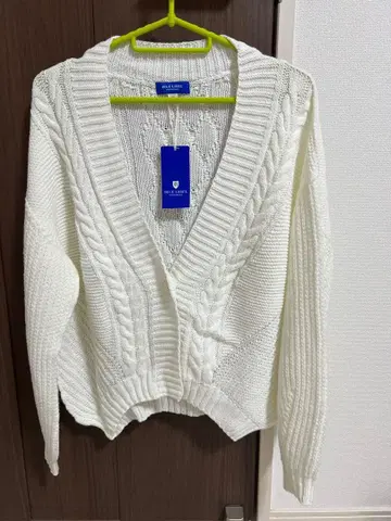 BLUFF LABE 케이블 짜임 니트 가디건