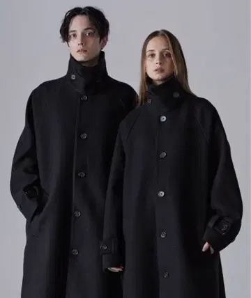 CLEL 스텐카라 코트 블랙