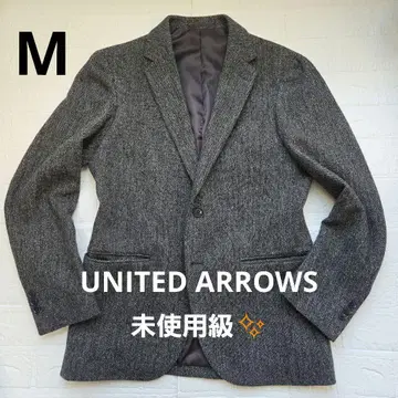 UNITED ARROWS 브리티시 울 블렌드 M 헤링본