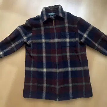 랄프 로렌 페티트 체크 무늬 셔츠 체크 무늬 자켓