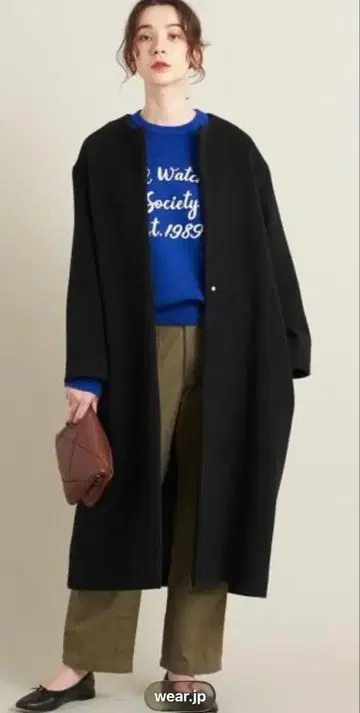 뷰티&유스 [MANTECO] 롱 코트 블랙