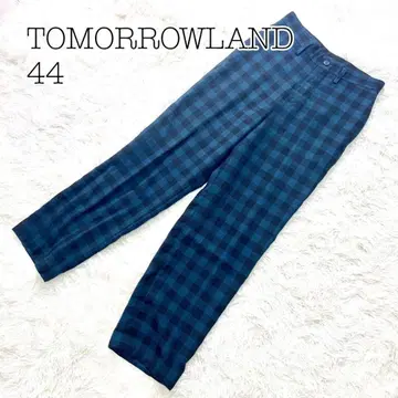 새상품급 TOMORROWLAND 투모로우랜드 슬랙스 블랙 체크
