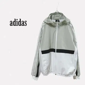 아디다스 윈드 브레이커 나일론 점퍼 안감 기모