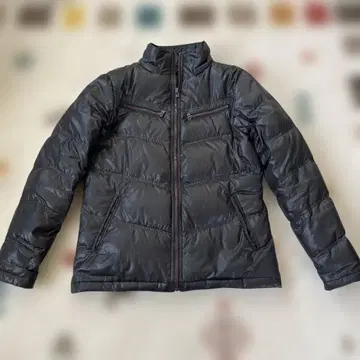 남성용 블랙 다운 자켓 XL