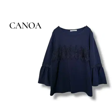 [ CANOA ] M 플레어 슬리브 블라우스 9호