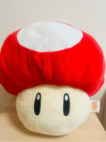 슈퍼 마리오 특대 사이즈 봉제 인형 1UP 버섯 빨간색