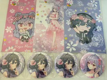 HANA BIYORI 니지산지 아야카키 캔뱃지 외