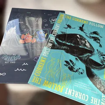 디즈니 스토어 Finding Nemo 클리어 파일 2장 세트