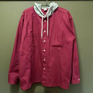 리메이크 워크 셔츠 보르도 프리 사이즈