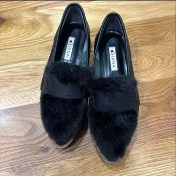 다이애나 블랙 플랫슈즈