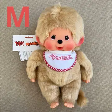 [택 포함 새상품] 몽치치 봉제 인형 M 베이지 남아 프리미엄 스탠다드
