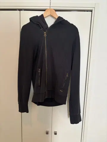 스코치앤소다 블랙 풀 집업 후드티