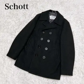 Schott 피코트 USA제 P코트 사이즈 38 (M 상당) 블랙
