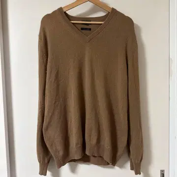 HILTON 100% 캐시미어 V넥 스웨터 LL