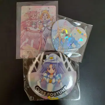 프리큐어 마루이 OIOI 캔뱃지 야옹야옹 유키 홀로