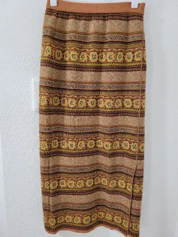 SCOOP 니트 롱 스커트