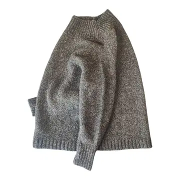 prit 부클레 포근한 보틀넥 니트 차콜