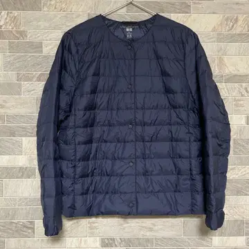 유니클로 울트라 라이트 다운 컴팩트 자켓 여성용 XL 네이비