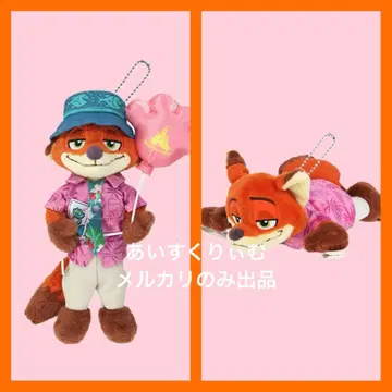 주토피아 디즈니 닉 2개 세트 바 어깨 위