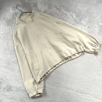 [ 인디비 ] (38) 노카라 자켓 크림색 얇은 소재